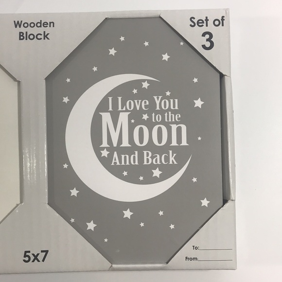 Wooden blocks and picture frame - Dream Big Little One - Picture 3 of 6